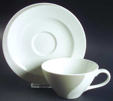 Esprit Silver Flat Cup & Saucer Set