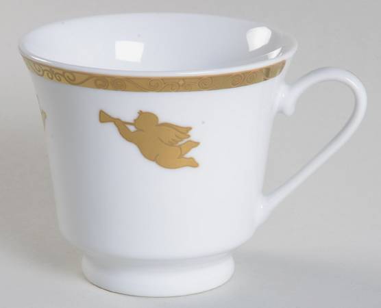 Cherubs Footed Cup