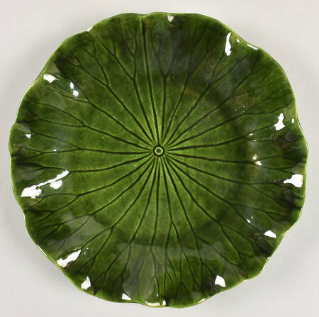 Lotus Dark Green Salad Plate