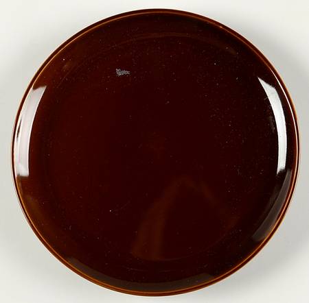 Brown Glaze Salad Plate