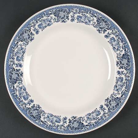 Blue Transfer 12" Chop Plate (Round Platter)
