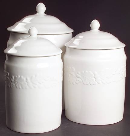 Acorn (3 Piece) Canister Set (Box Set)