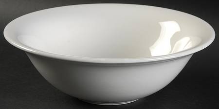 Classic White 8" Round Serving Bowl