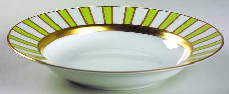 Adriatico Lime Green Large Rim Soup Bowl