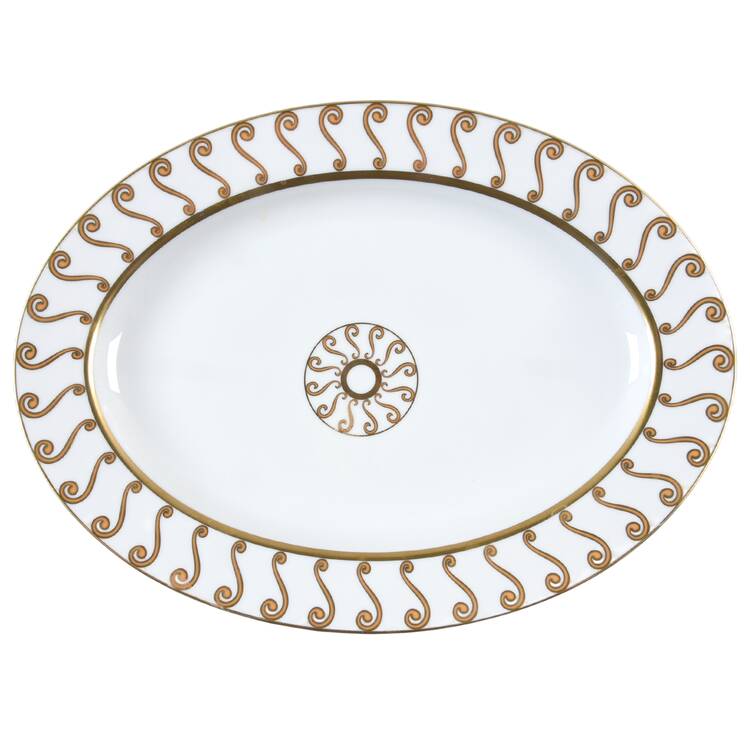 Something About Morocco Gold 14" Oval Serving Platter