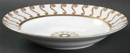Something About Morocco Gold Large Rim Soup Bowl