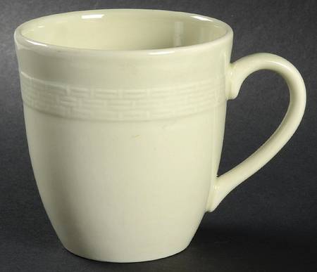Basketweave Green Mug
