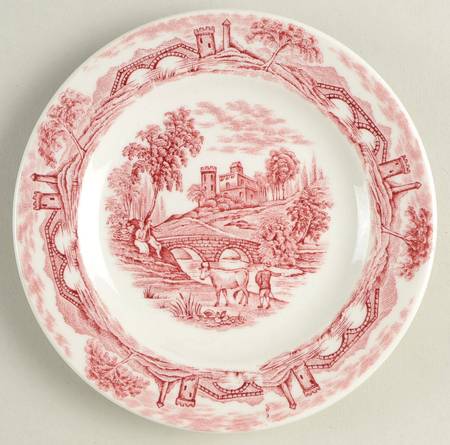 Devon Pink Small Bread & Butter Plate