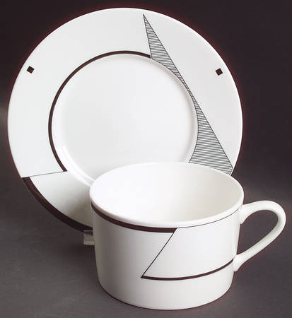 Angles (Mikasa Backstamp) Breakfast Cup & Saucer Set