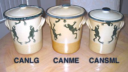 Frog Large Canister & Lid