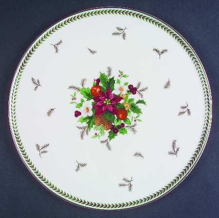 Holiday Delight Cake Plate