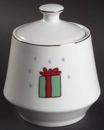 Merry Christmas Sugar Bowl & Lid