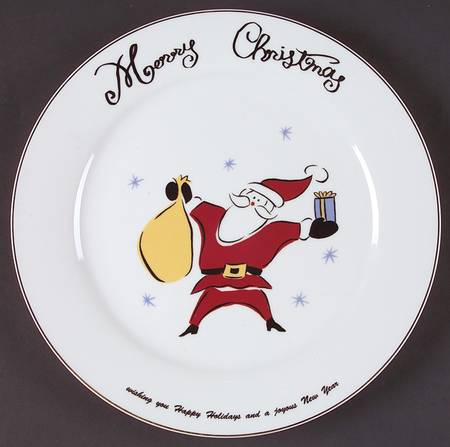 Merry Christmas Dinner Plate