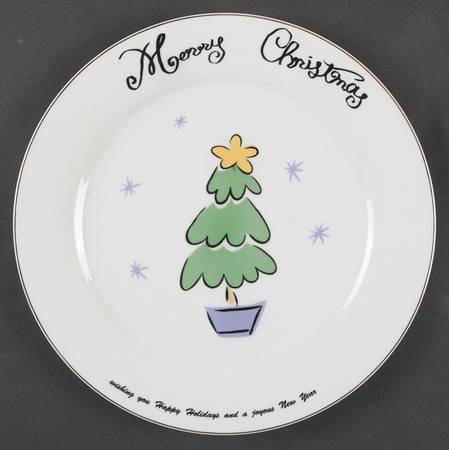 Merry Christmas Dinner Plate