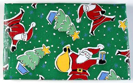 Merry Christmas 52" x 90" Oblong Vinyl Tablecloth
