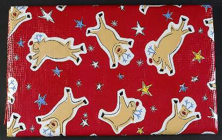 Merry Christmas 52" x 90" Oblong Vinyl Tablecloth