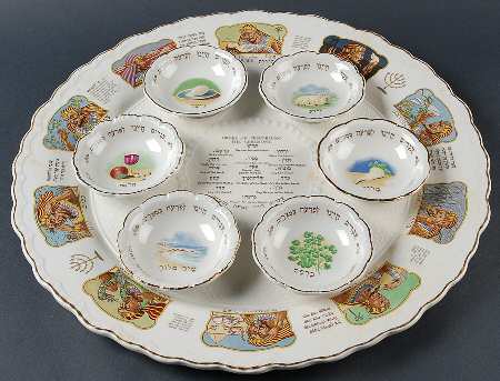 Sederdish Seder Plate/Bowls Set