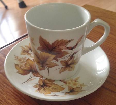MEA211 Flat Cup & Saucer Set