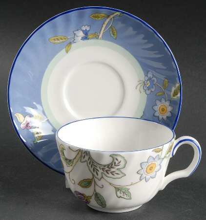 Haddon Rise Flat Cup & Saucer Set