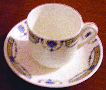 M143 Footed Cup & Saucer Set