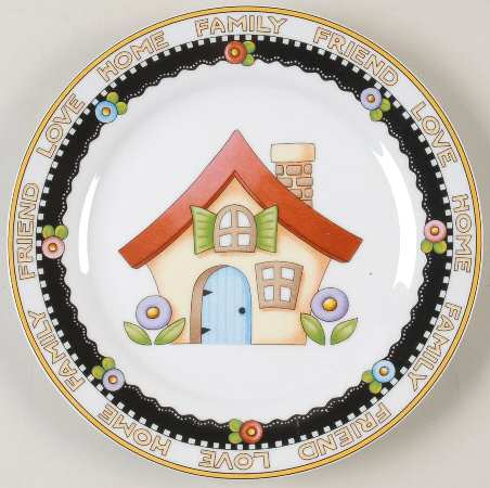 Love, Home, Family, Friends Salad Plate