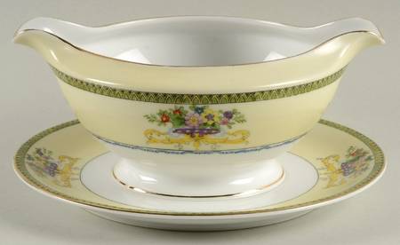 Adams Gravy Boat with Attached Underplate