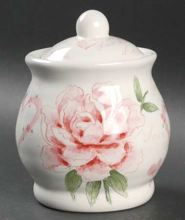 Amour Sugar Bowl & Lid by Maxcera Corp