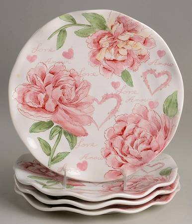 Amour Dinner Plate - Set of 4