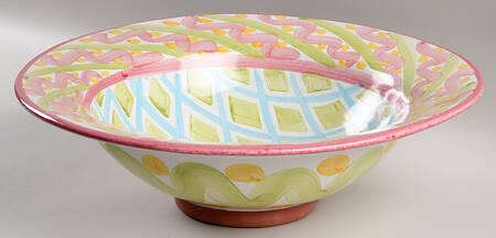Wallcourt 14" Round Vegetable Bowl by MacKenzie-Childs