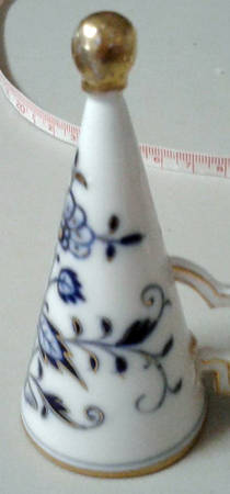 Blue Onion (Gold Trim Accent) Candle Snuffer