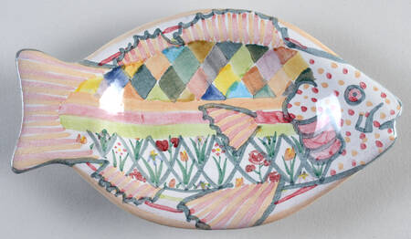 Fish Story Salad Plate