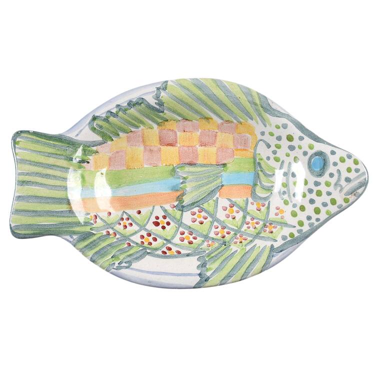 Fish Story Salad Plate