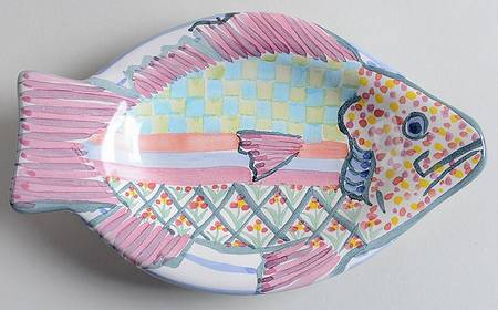 Fish Story Salad Plate