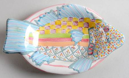 Fish Story Salad Plate
