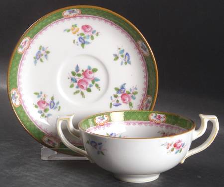 B799 Flat Bouillon Cup & Saucer