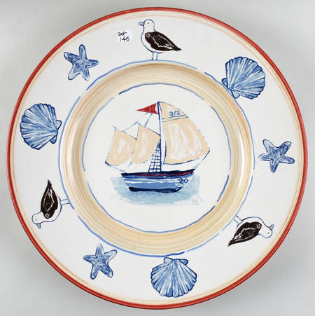 Bar Harbor 17" Chop Plate (Round Platter)