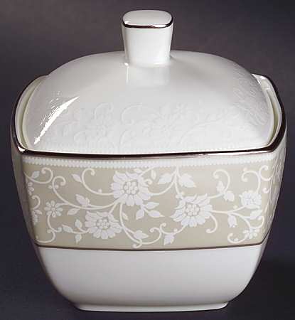 Venetian Lace Sugar Bowl & Lid