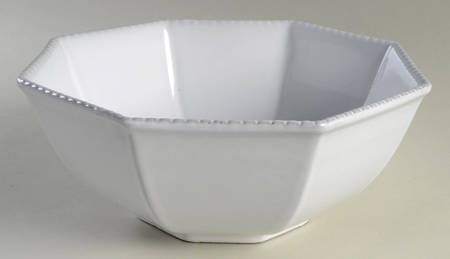 Tyler Florence Chef's White 11" Large Salad Serving Bowl