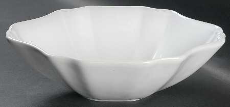 Tyler Florence Chef's White 10" Oval Vegetable Bowl