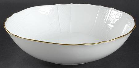 Golden Solitude 9" Round Vegetable Bowl
