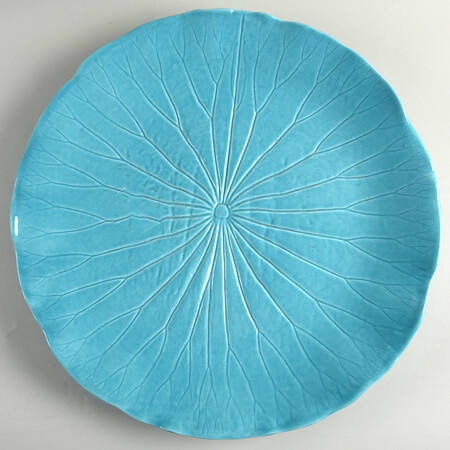 Lotus Sky Blue 16" Chop Plate (Round Platter)