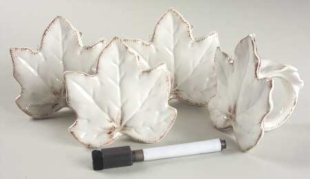 Countryside Harvest Napkin Ring - Set of 4 with Pen