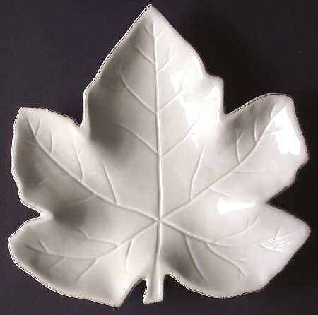 Countryside Harvest Leaf Shape Salad Plate