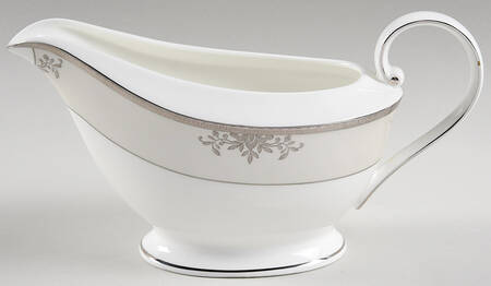 Floral Elegance Platinum Gravy Boat
