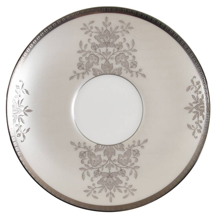 Floral Elegance Platinum Saucer
