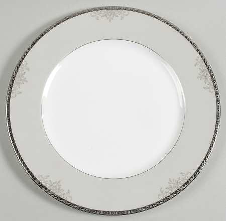 Floral Elegance Platinum Service Plate (Charger)