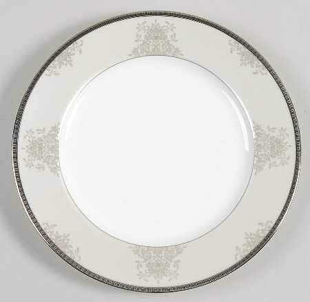 Floral Elegance Platinum Salad Plate
