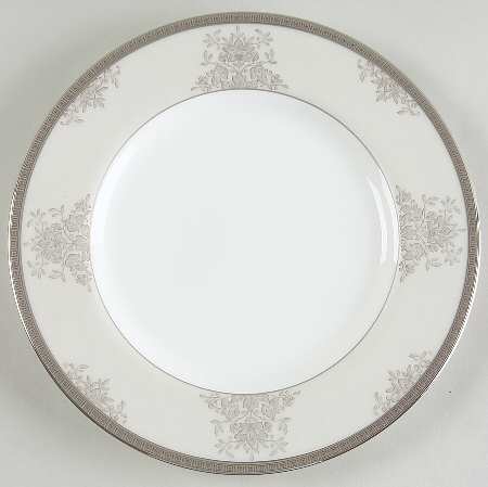 Floral Elegance Platinum Bread & Butter Plate by Mikasa