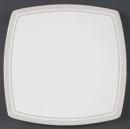 Platinum Matrix Square Salad Plate