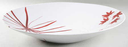 Pure Red 15" Round Serving Bowl